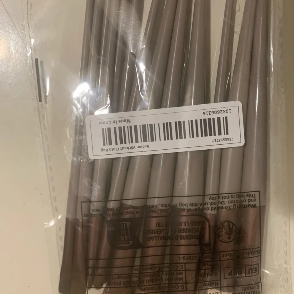 Brush make up 13 pcs brown